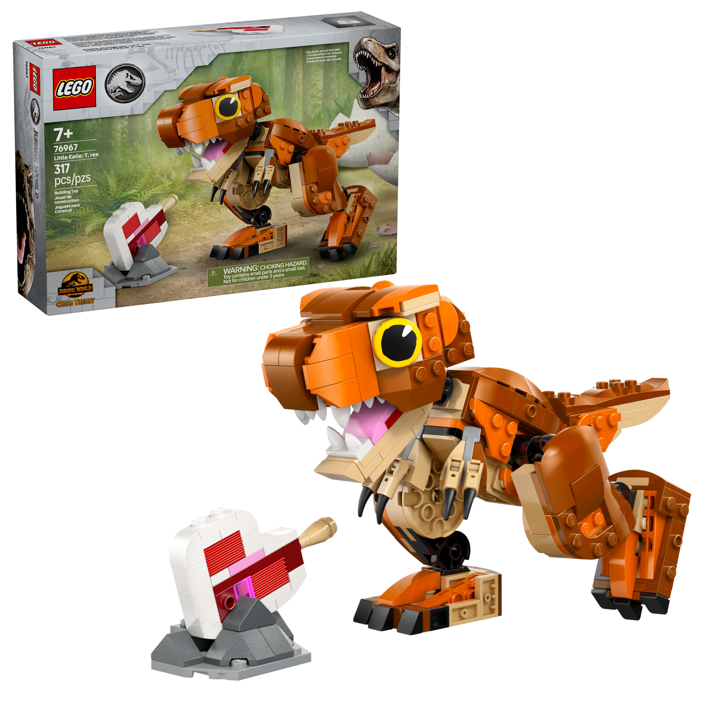 LEGO Jurassic World Little Eatie T rex, imported from the UK