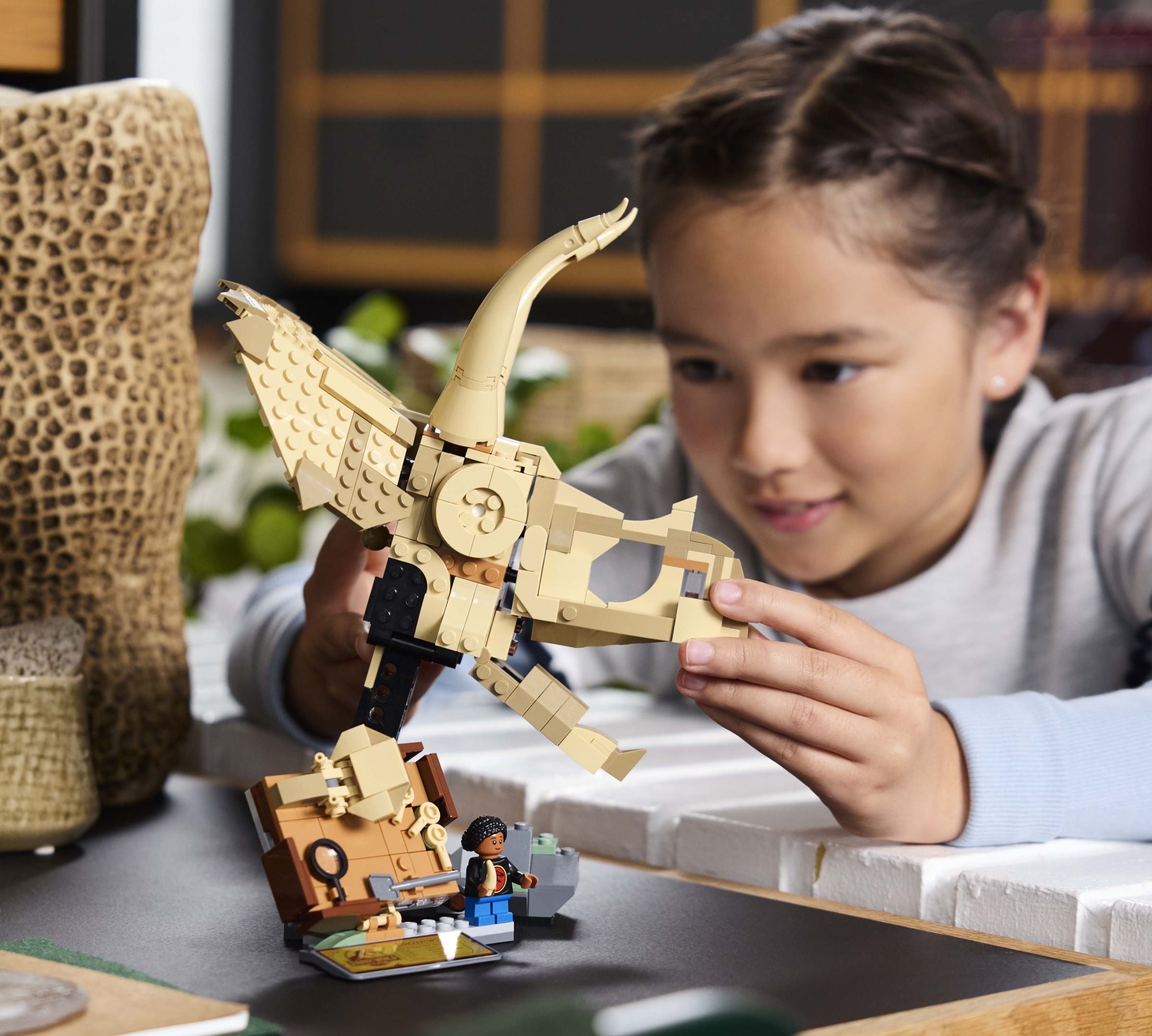 LEGO Triceratops Skull Dinosaur Fossils 468 Pieces - British product