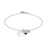 Moon & Back sterling silver Mum charm bracelet (British brand)