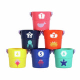 Chad Valley bathtime number buckets 6 pack - British product