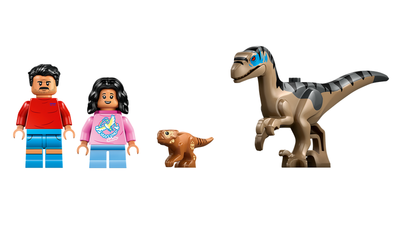 LEGO Jurassic World Raptor Off Road Escape 285 pieces, imported from the UK