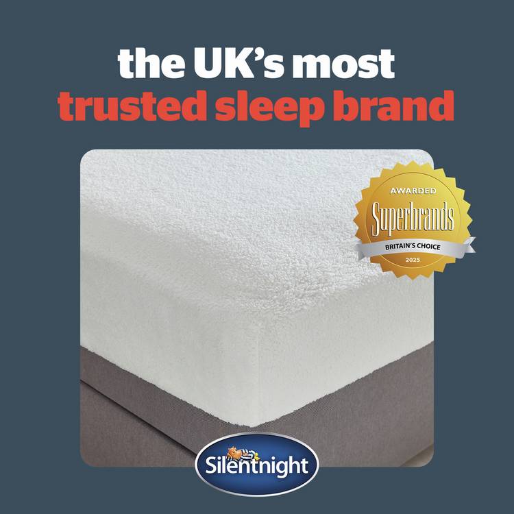 Silentnight Super Snuggly quilted mattress protector single - British product