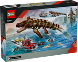Lego Jurassic World Mosasaurus Boat Mission - British product