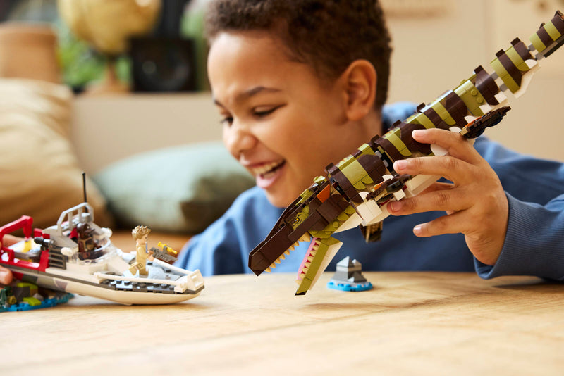 Lego Jurassic World Mosasaurus Boat Mission - British product