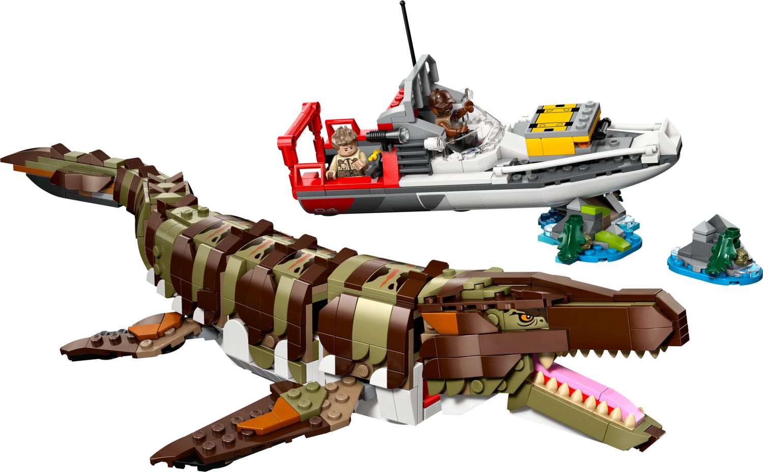 Lego Jurassic World Mosasaurus Boat Mission - British product