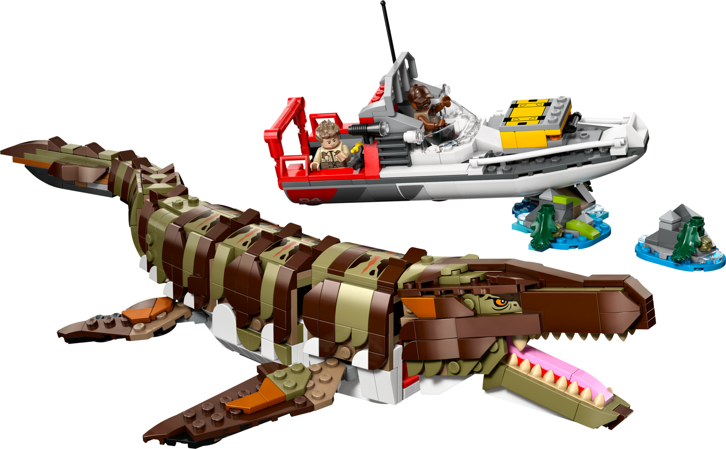 Lego Jurassic World Mosasaurus Boat Mission - British product
