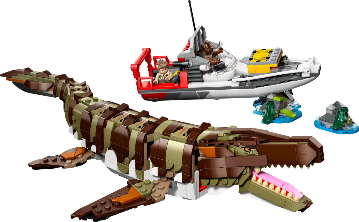 Lego Jurassic World Mosasaurus Boat Mission - British product