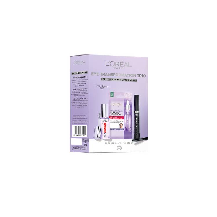L'Oreal Paris eye transformation trio set - British product