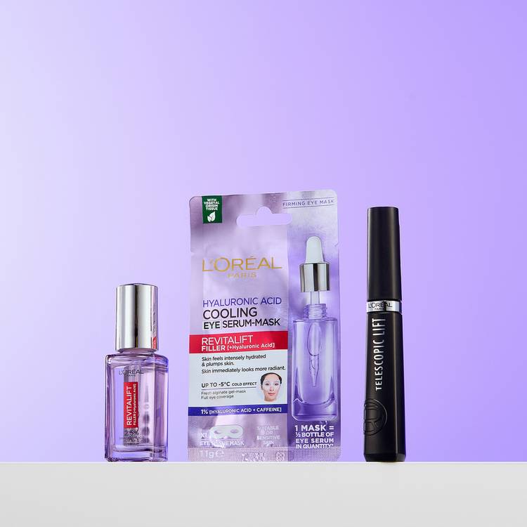 L'Oreal Paris eye transformation trio set - British product