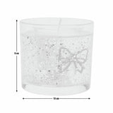 Argos Home bow refillable gel candle set Christmas Cookie scent - British product