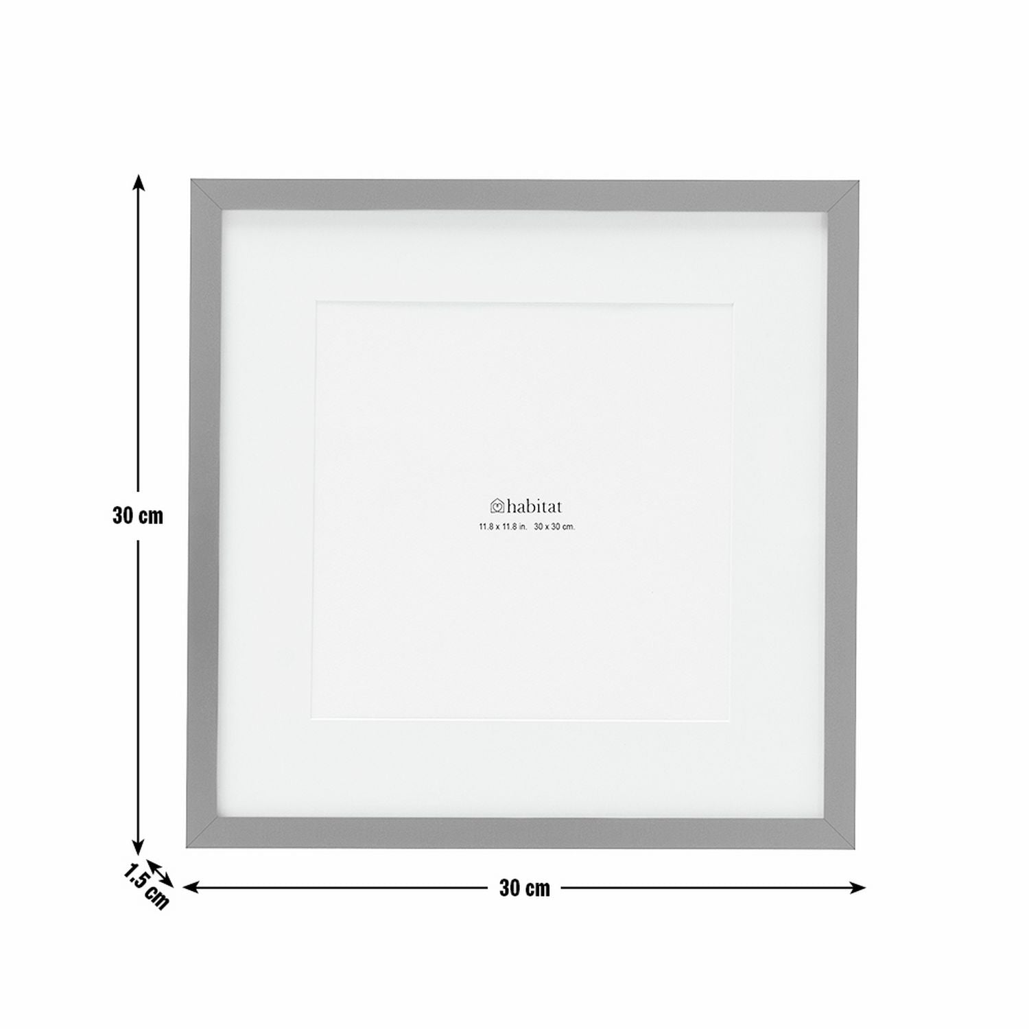 Habitat red picture frame 30x30cm - British product
