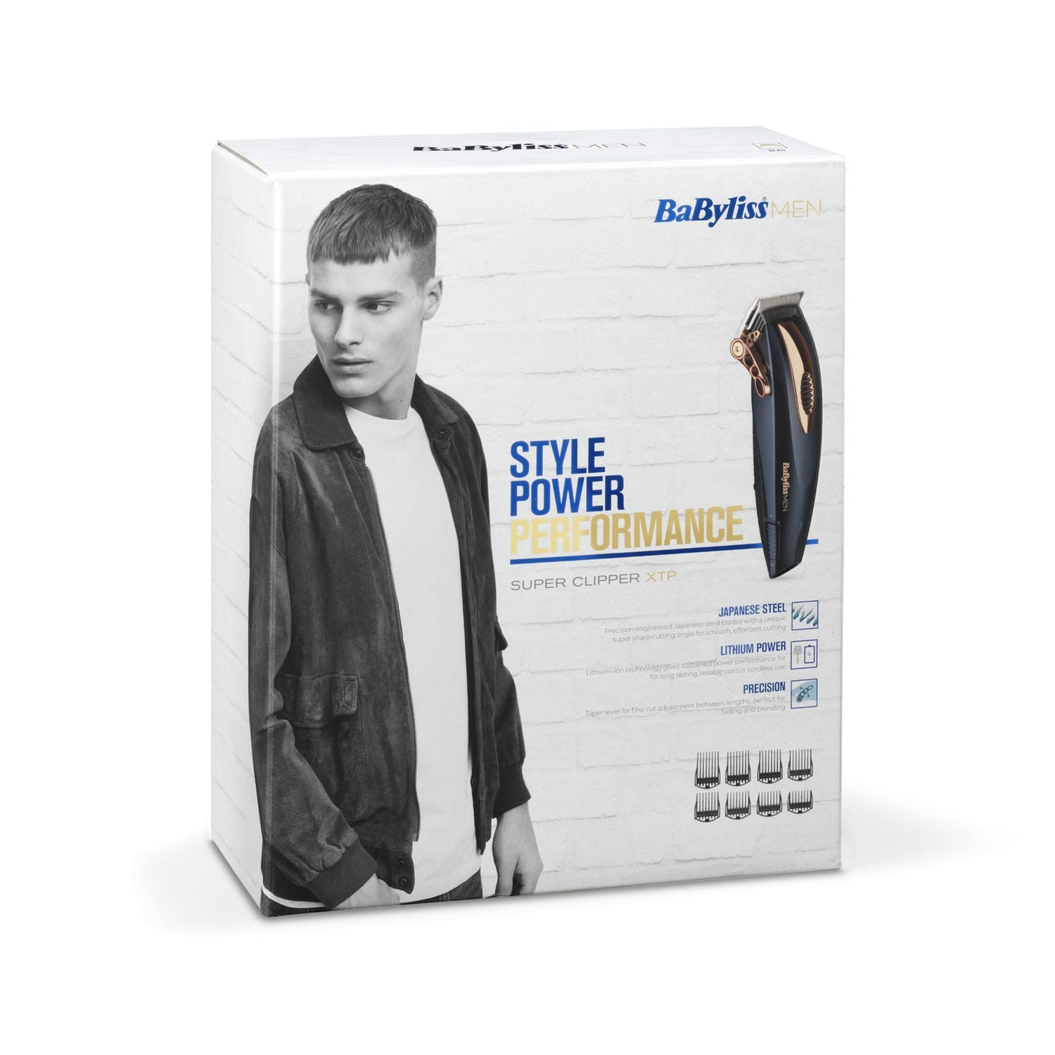 BaByliss Super XTP cordless hair clipper (British brand)