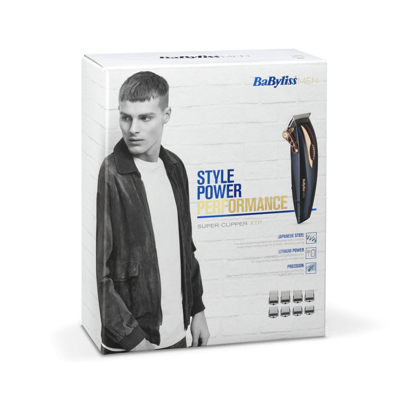BaByliss Super XTP cordless hair clipper (British brand)