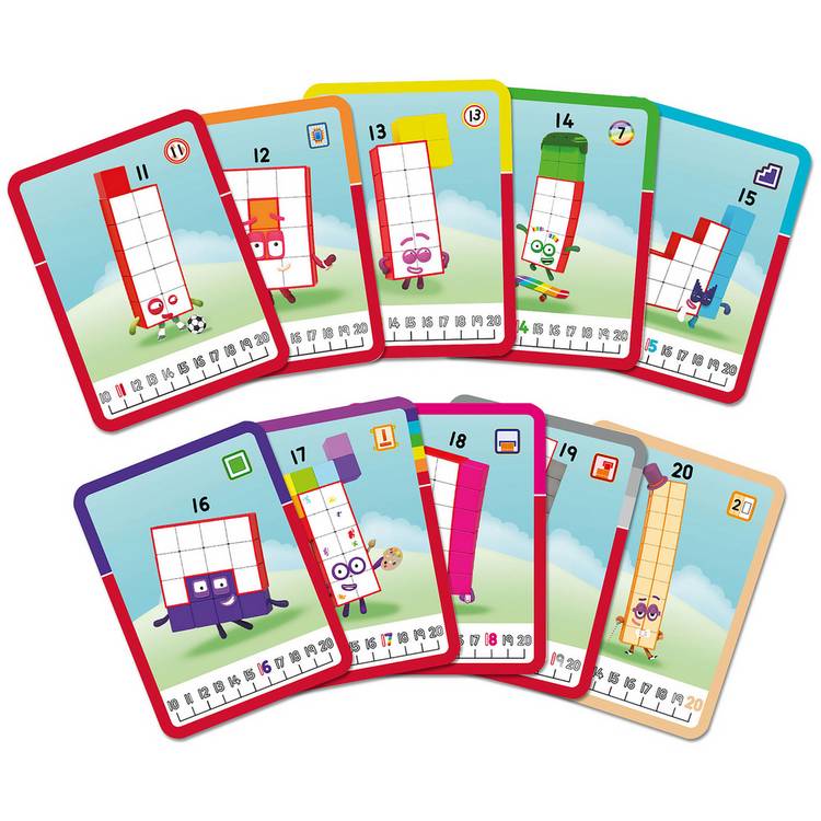 Learning Resources MathLink Cubes Numberblocks 11-20 set, UK version