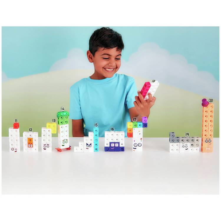 Learning Resources MathLink Cubes Numberblocks 11-20 set, UK version