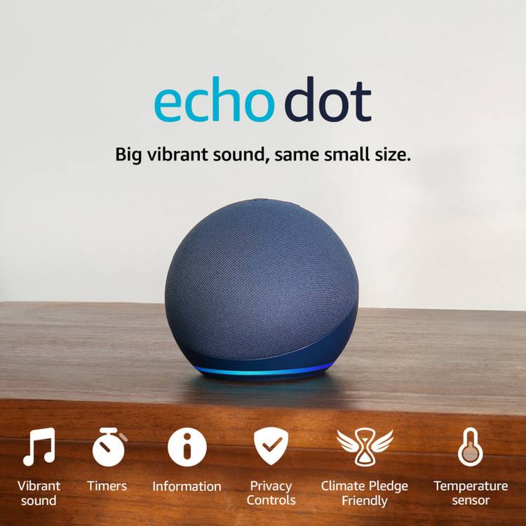 Amazon Echo Dot 5 smart speaker Blue - British product