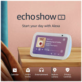 Amazon Echo Show 5 3rd Gen smart speaker in blue, UK version