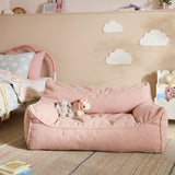 Kaikoo Kids Double Chair Bean Bag - Pink