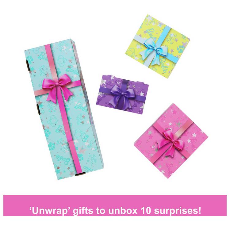 Barbie Party Unboxed Pet Birthday Party Stars doll set (British brand)