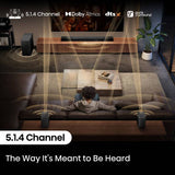 Hisense AX5140Q 5.1.4 soundbar with wireless subwoofer, imported from the UK