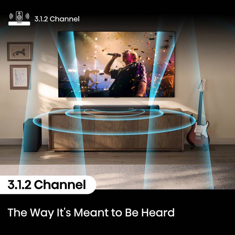 Hisense AX3120Q 3.1.2ch soundbar with wireless subwoofer (British brand)