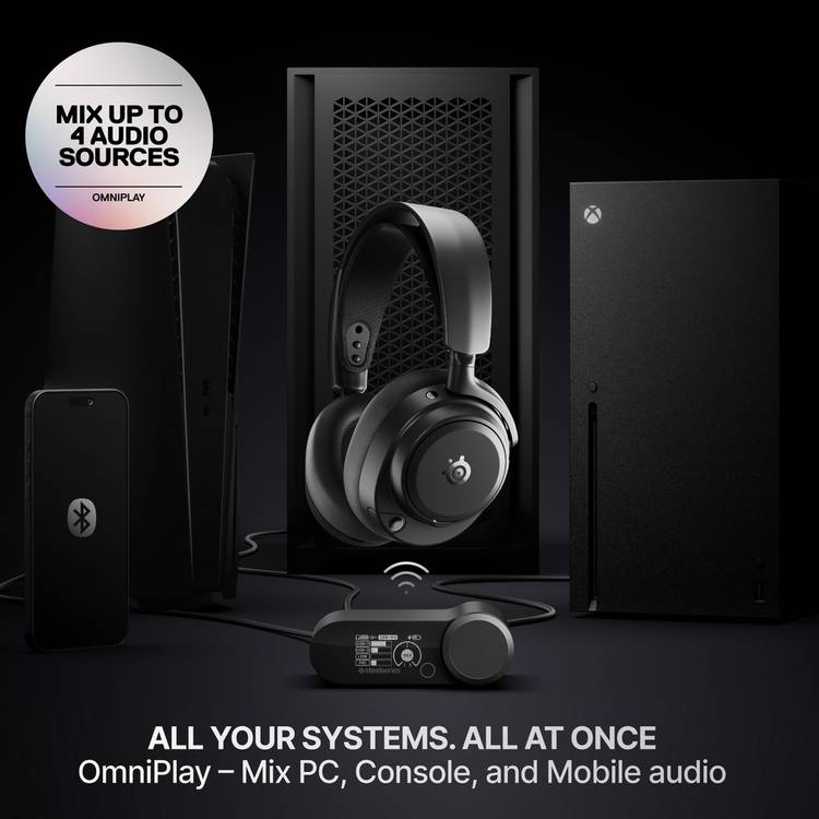 Steelseries Nova Pro Omni wireless headset black (British brand)
