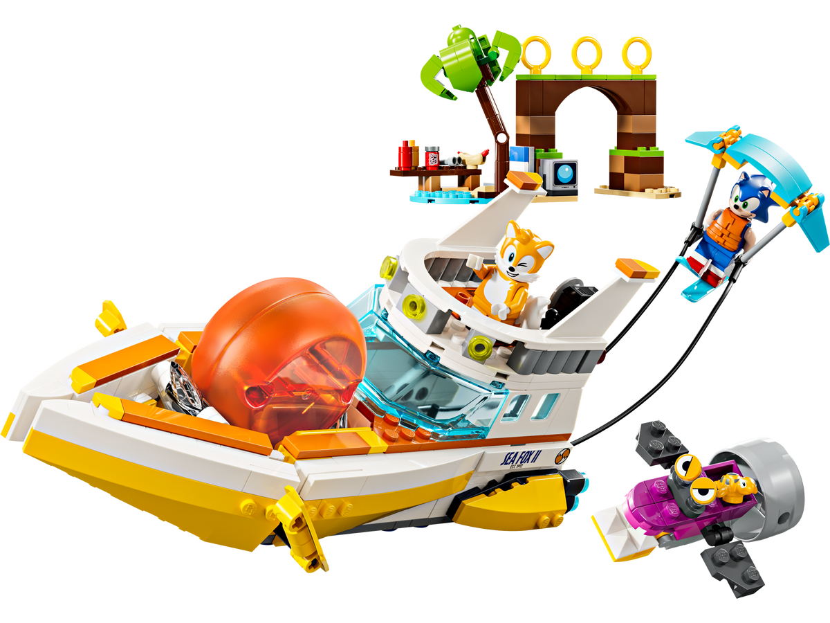 LEGO Tails Eventyrbåt 393 deler (britisk merke)