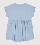 Chloé Kids cotton embroidered logo dress 6-36 months - British product
