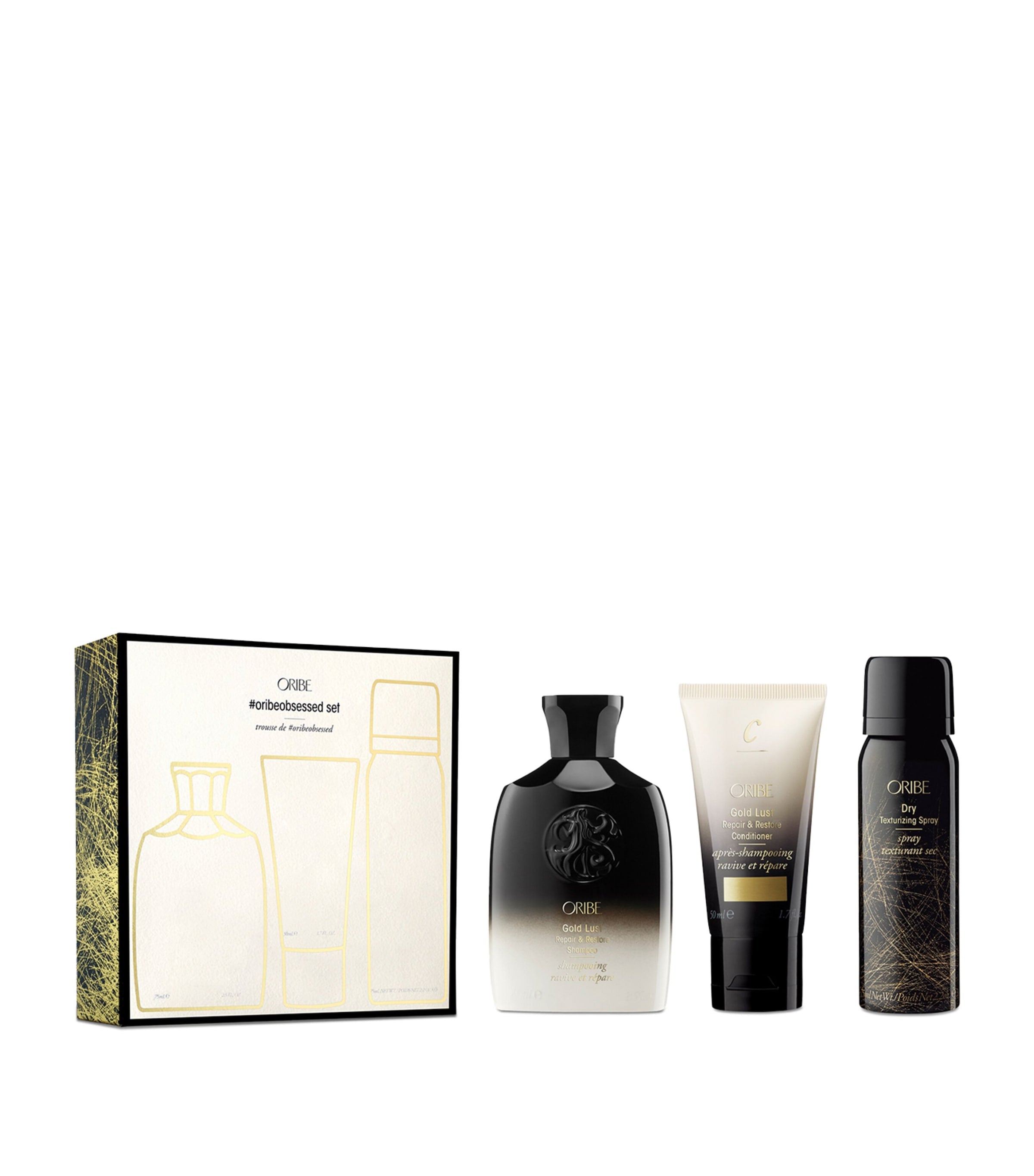 Oribe Obsessed Trial Gift Set 3pc Hair Care kit - Imported from USA