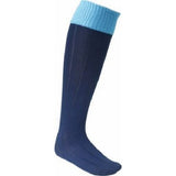 Euro Mens Football Socks (7-11) GOODS Superdrug Navy/Sky Blue  