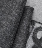 LOEWE wool-cashmere Anagram scarf, imported from the UK