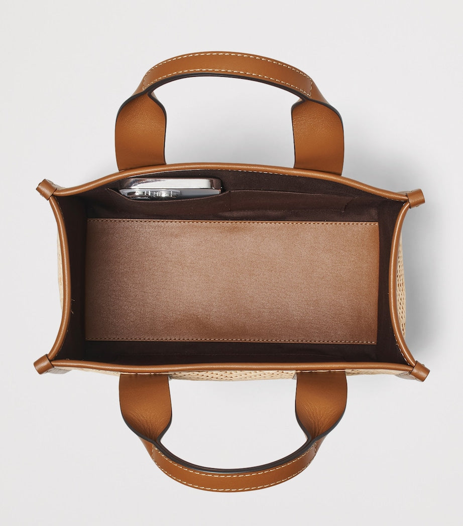 Aspinal of London Henley raffia tote bag - British product