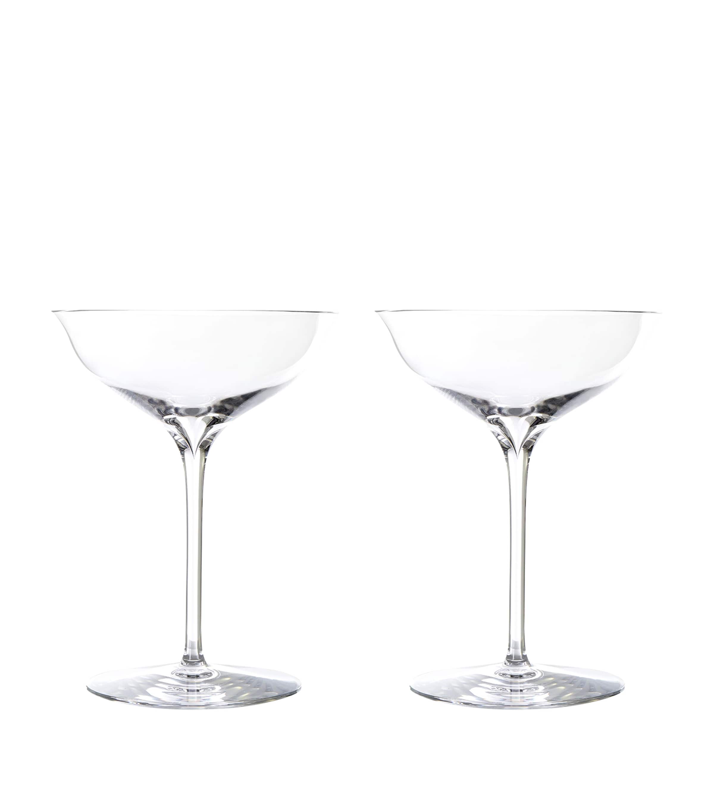 Waterford Elegance Champagne Belle Coupe set of 2 glasses (British brand)