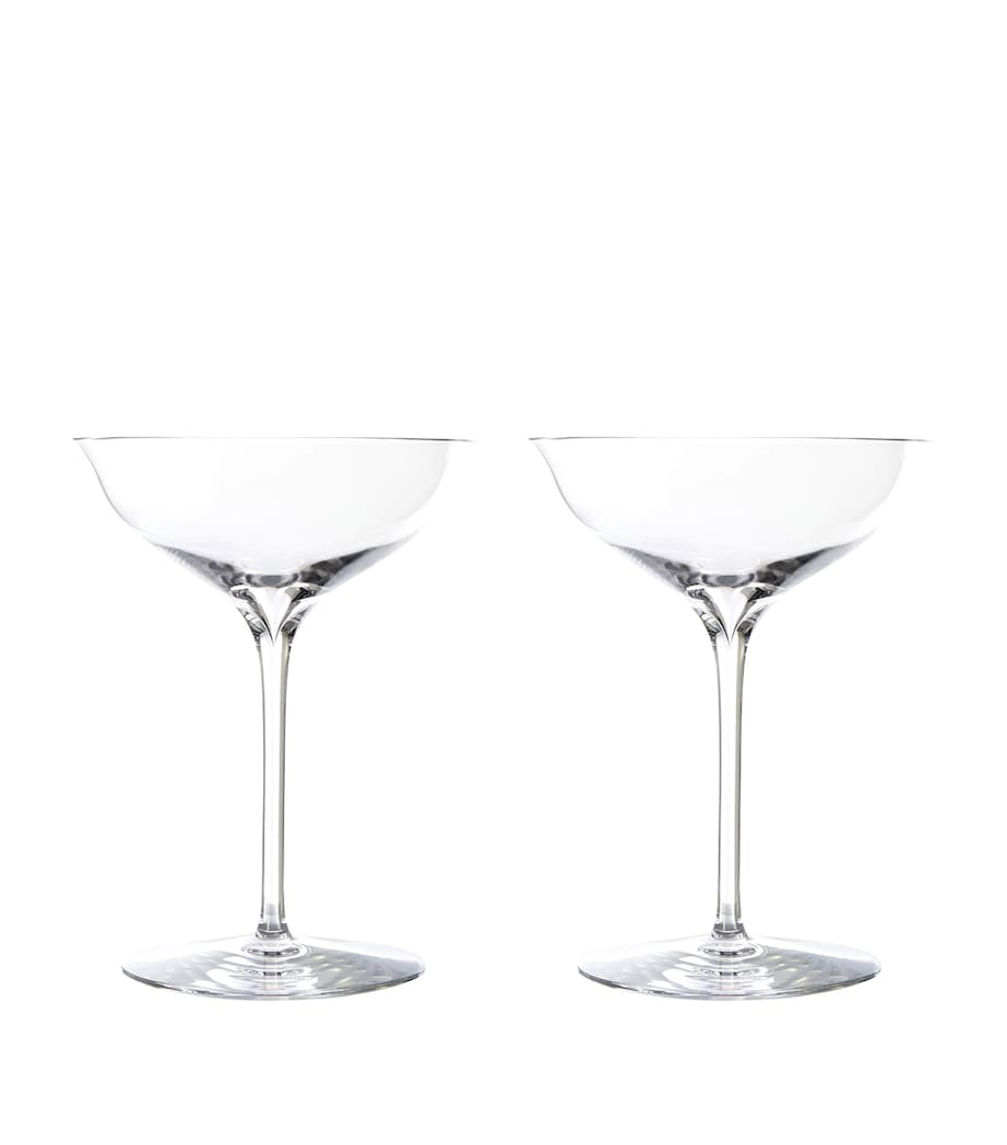 Waterford Elegance Champagne Belle Coupe set of 2 glasses (British brand)