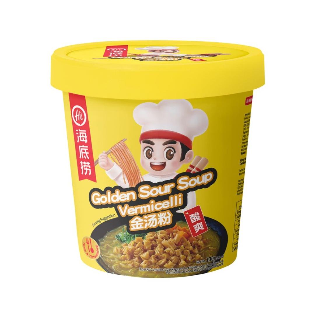 Haidilao golden sour soup instant cup vermicelli (British brand)