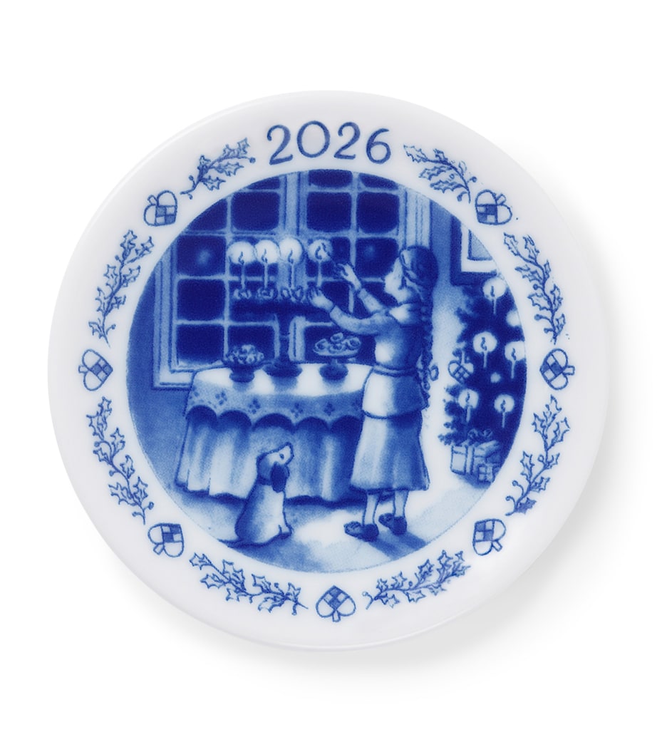 Royal Copenhagen Blue Collectibles Christmas 2026 Plaquette 8.5cm, imported from the UK