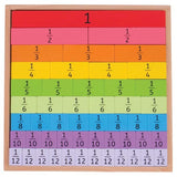 Bigjigs Toys Wooden Fractions Tray GOODS Superdrug   