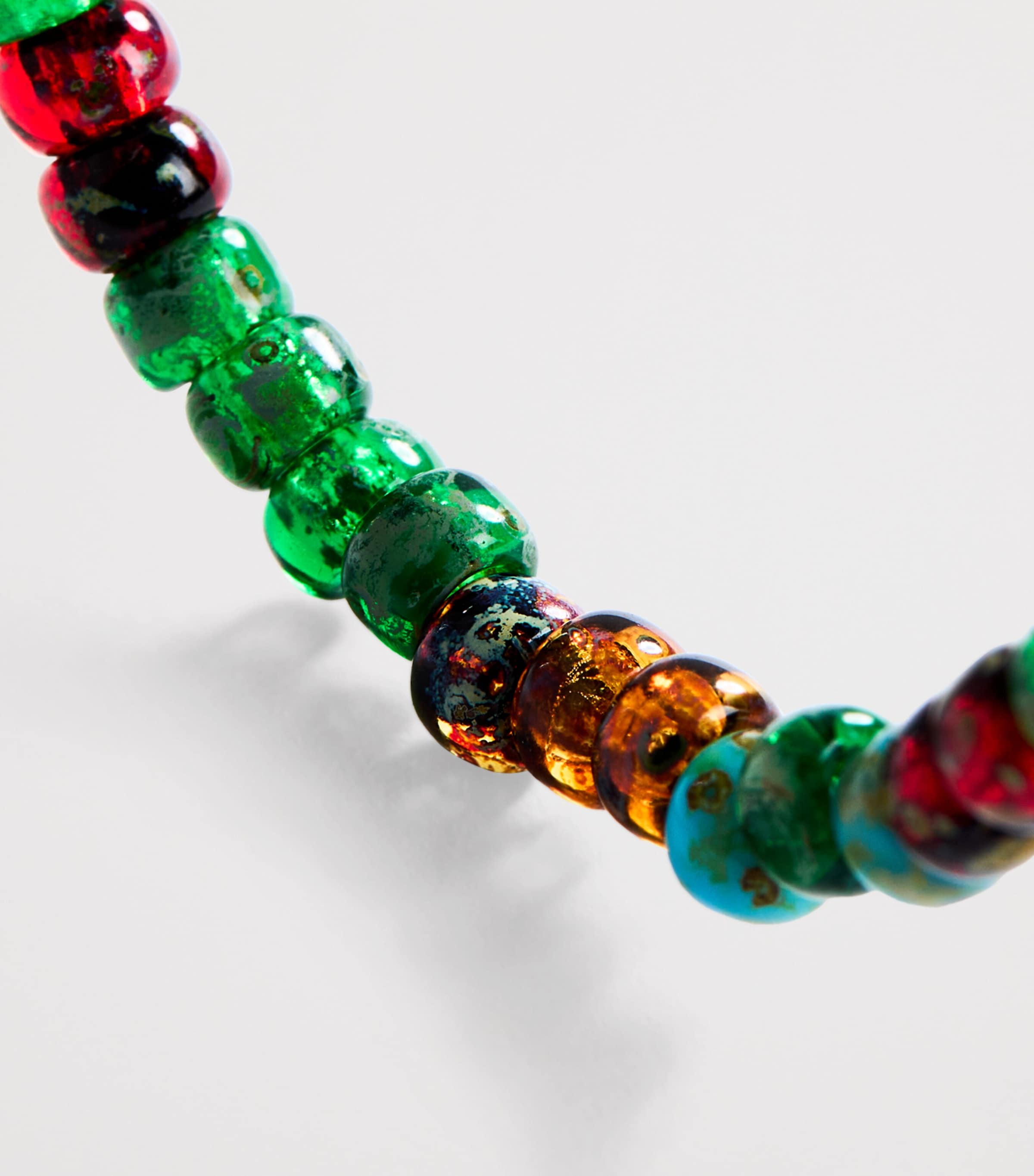 Nialaya Japanese Miyuki beaded bracelet green, imported from the UK