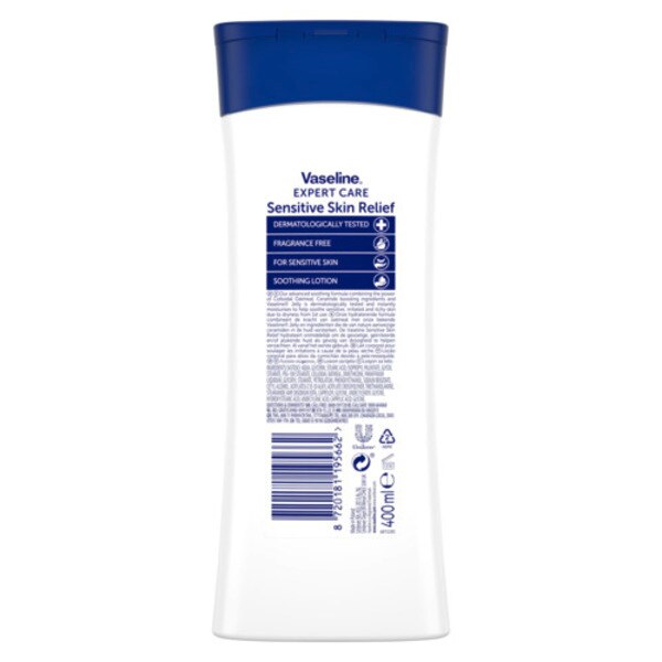 Vaseline Sensitive Skin Relief 400Ml GOODS Superdrug   