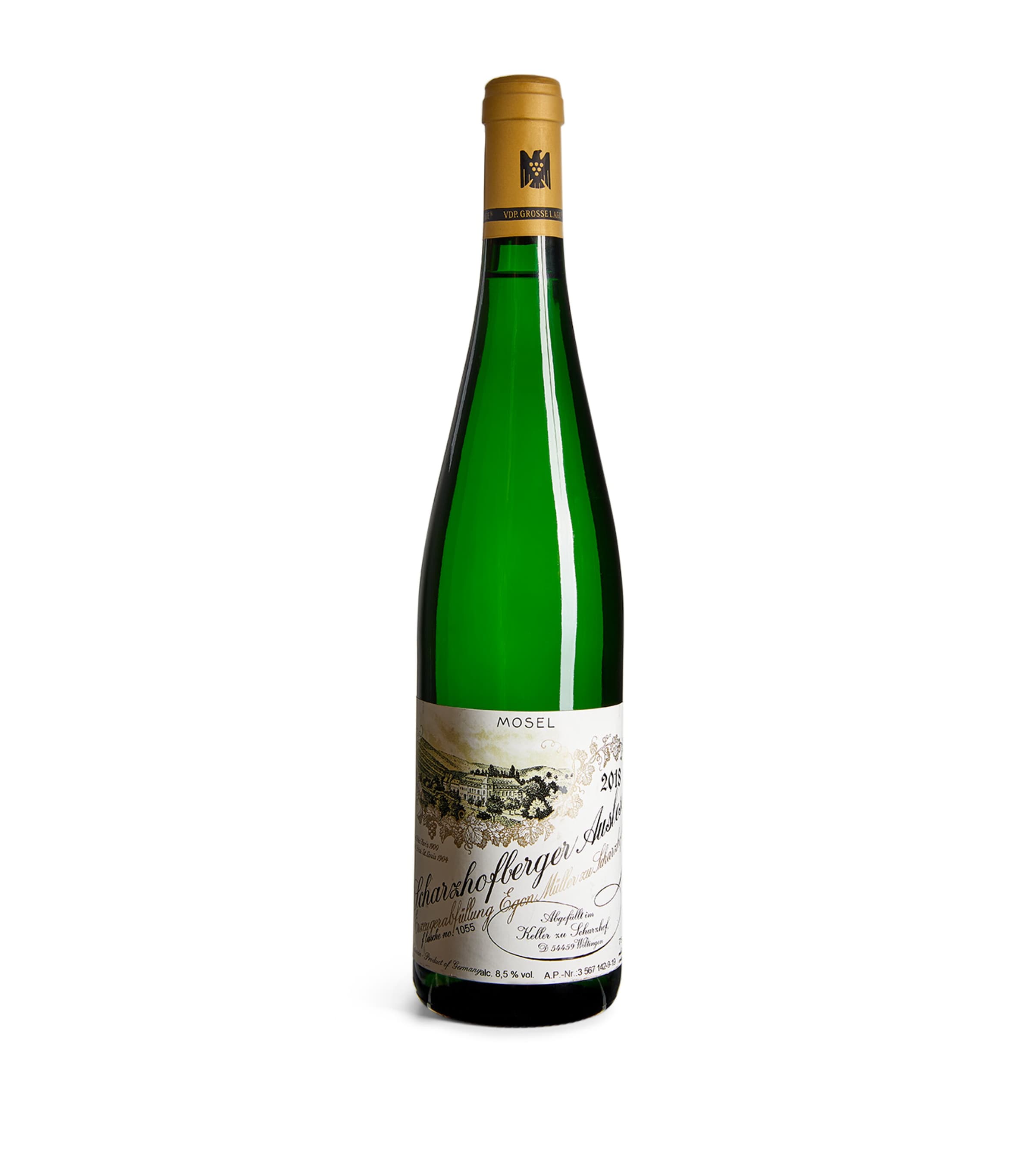 Egon Muller Scharzhofberger Riesling Auslese Goldkapsel 2018 75cl - British product
