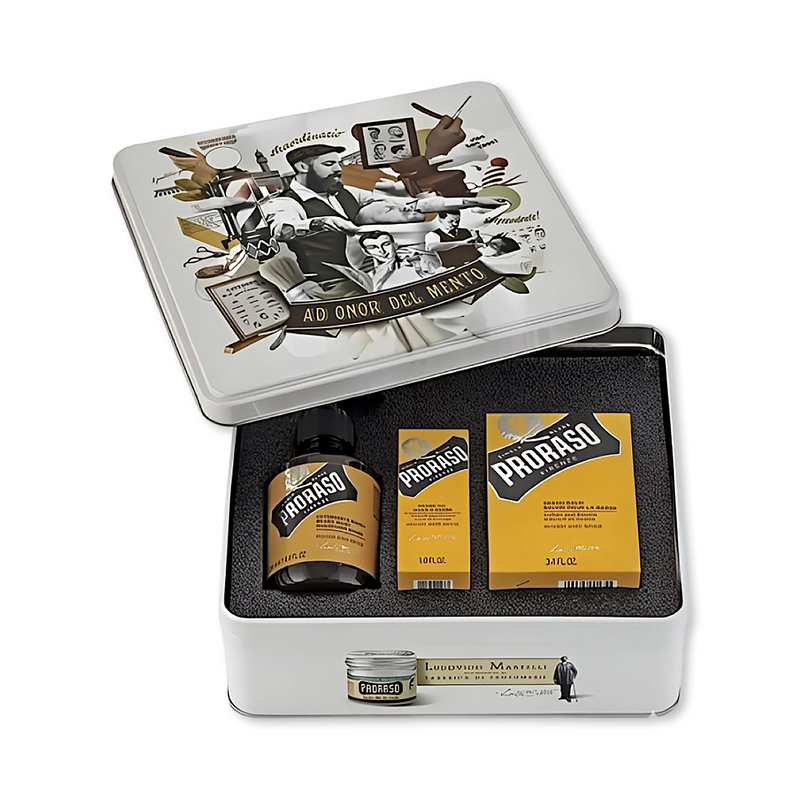 Proraso Wood and Spice beard gift set, UK version