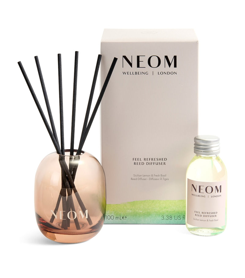 NEOM Feel Refreshed reed diffuser 100ml, imported from the UK