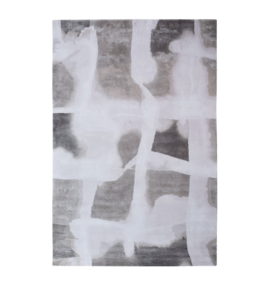 The Rug Company Solu Silver rug 2.74m x 1.83m (British brand)
