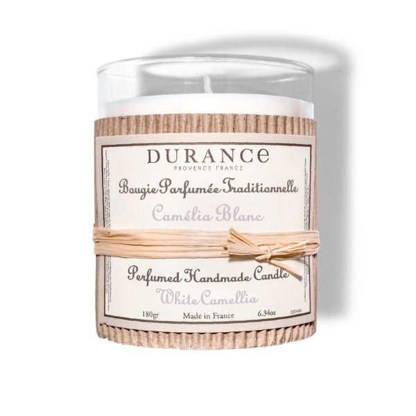Durance White Camellia handmade candle 180g (British brand)