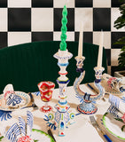 Vibrant Turkish-Inspired Candlestick Holder 39cm Height