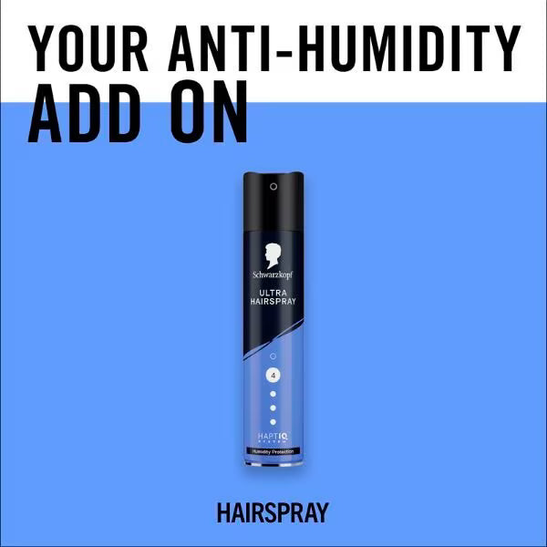 Schwarzkopf Styling Ultra Hairspray 250ml (British brand)