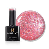 Bluesky gel polish Lola Glows coral pink - British product