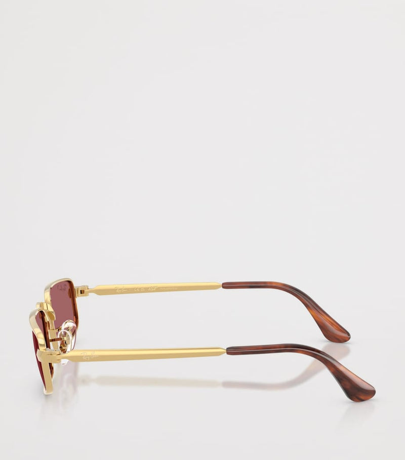 Lunettes de soleil Ray-Ban A$AP Rocky Pillow monture en métal, version Royaume-Uni