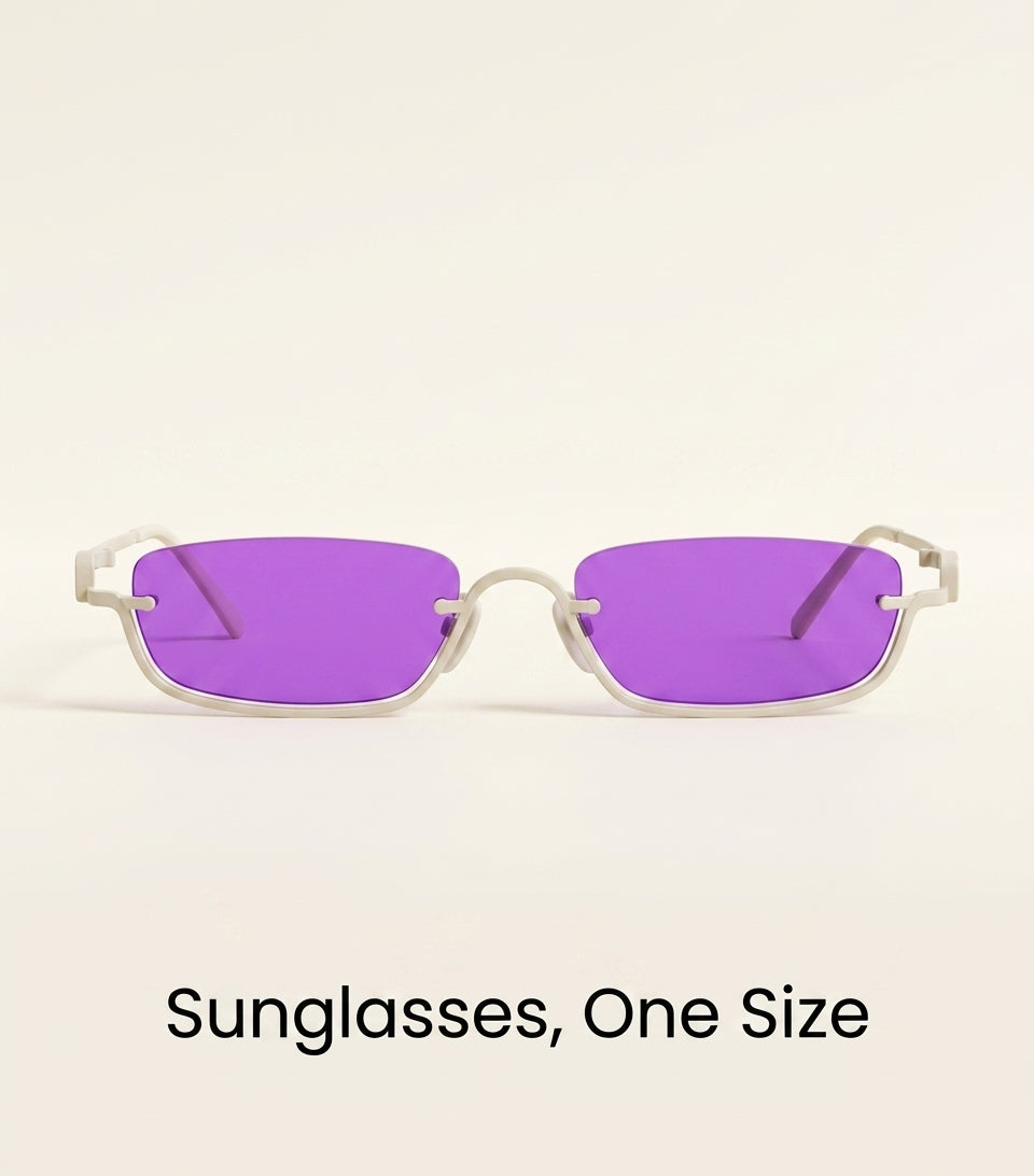 Gucci metal logo rectangular sunglasses (British brand)