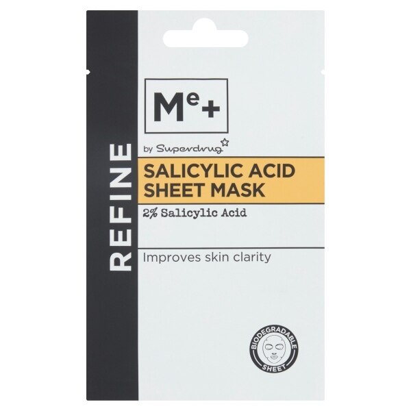 Superdrug Me+ Salicylic Acid Sheet Mask GOODS Superdrug   